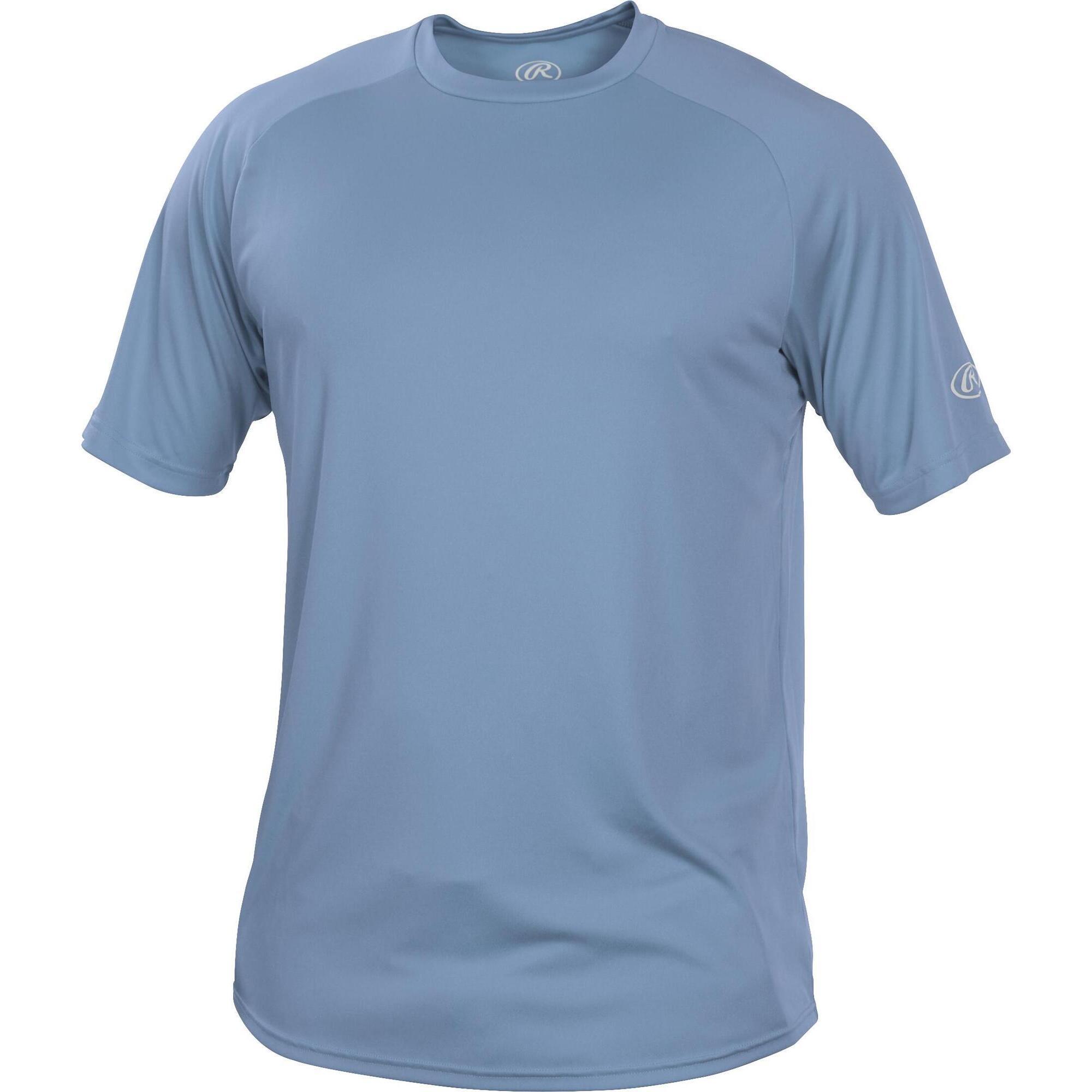Rawlings - Rawlings Rtt Crew Neck Short Sleeve 3xl Columbia Blue - Chemise Manches Courtes - Bleu|multicolore - 56 3xl - Decathlon