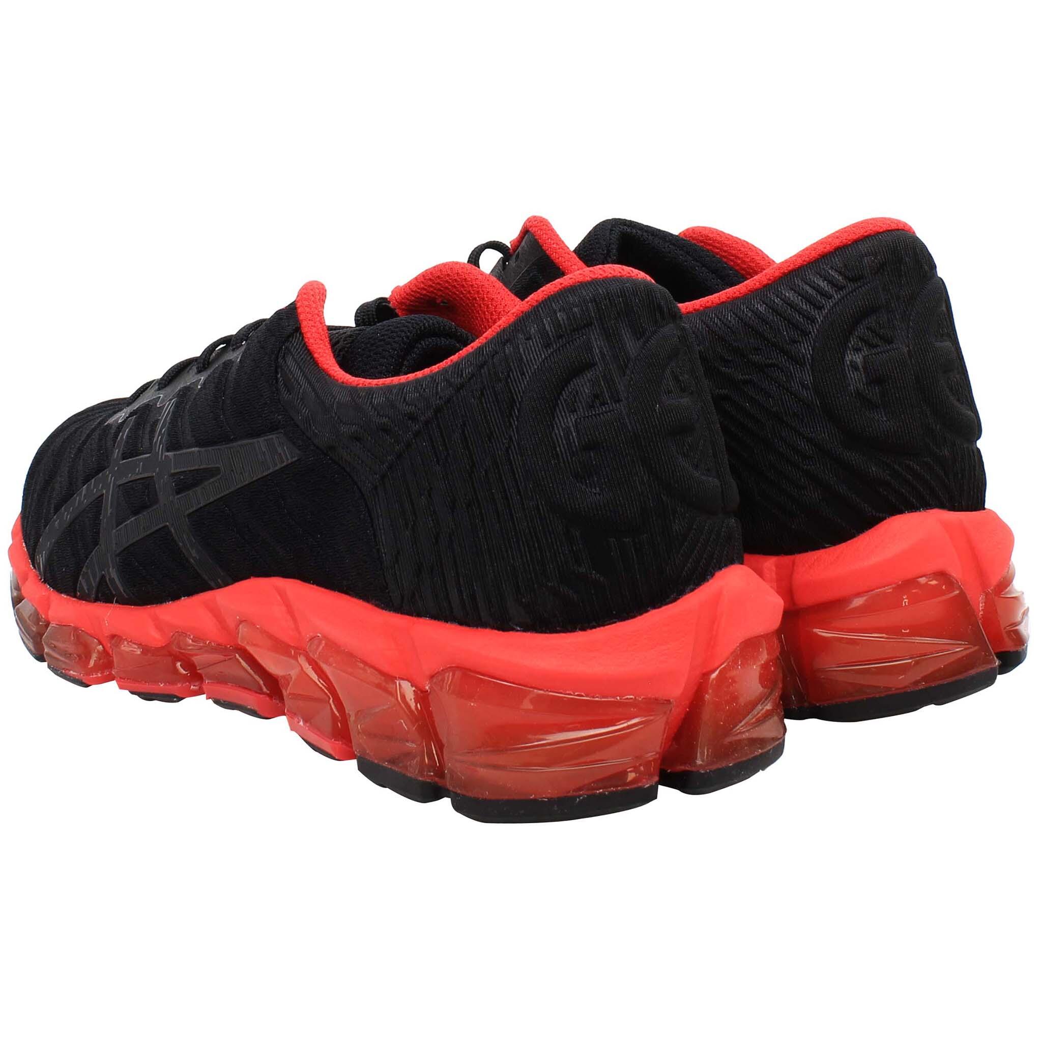 Black Red Gel Quantum 360 Youth Athletic Running Sneakers: GEL