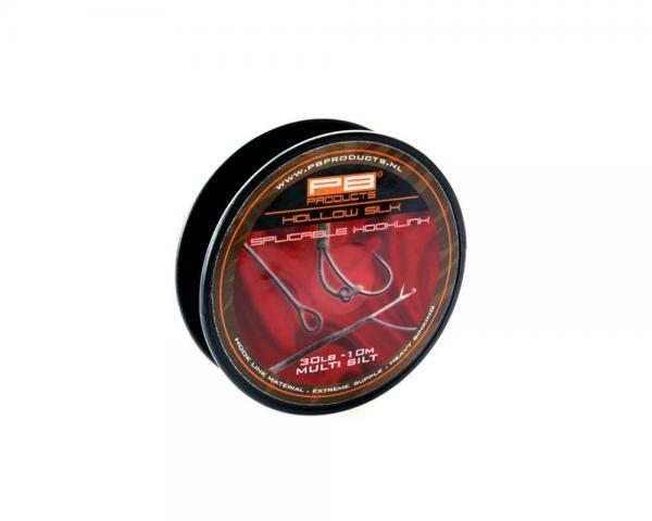 PB PB Hollow Silk Splicable Hooklink 30 lbs Multi 10m Weed - PB Klein Materiaal