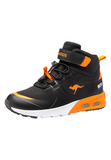 KangaROOS KX-Hydro High-Top Kinder Unisex Sneaker Wasserfest schwarz/orange