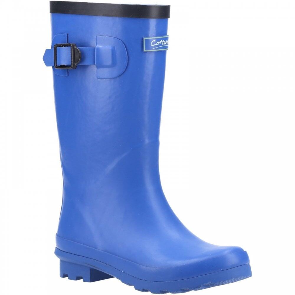 Cotswold Fairweather Junior | Blue | Kids Vibrant Wellingtons COL: Blu 3/7