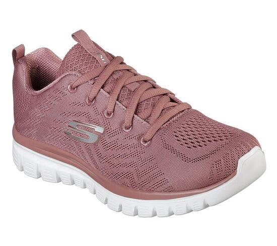 Skechers Graceful-Get Connected Zapatilla Deportiva Rosa Mujer