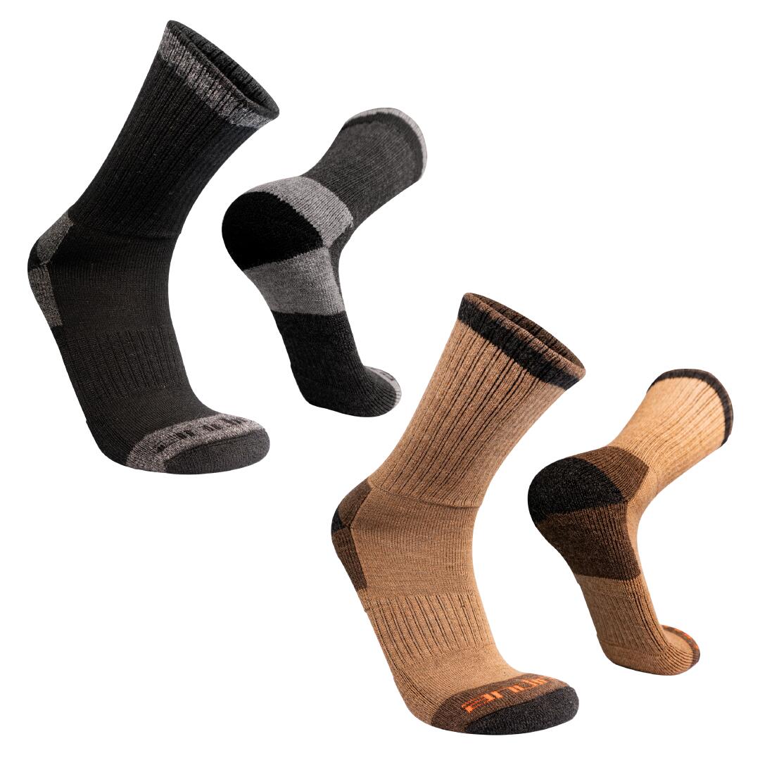 ANDINA OUTDOORS Alpaca Merino Hiking Socks: CORDILLERA Padded Trekking Thermal Socks Unisex.