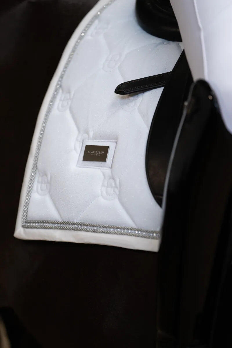Tapis de selle Timeless White Glimmer DRESSAGE - Equestrian Stockholm 5/5