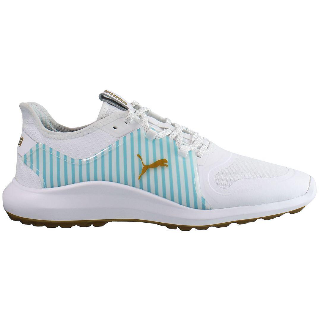 Puma Ignite Fasten8 Seersucker Mens White Golf Shoes 2/5
