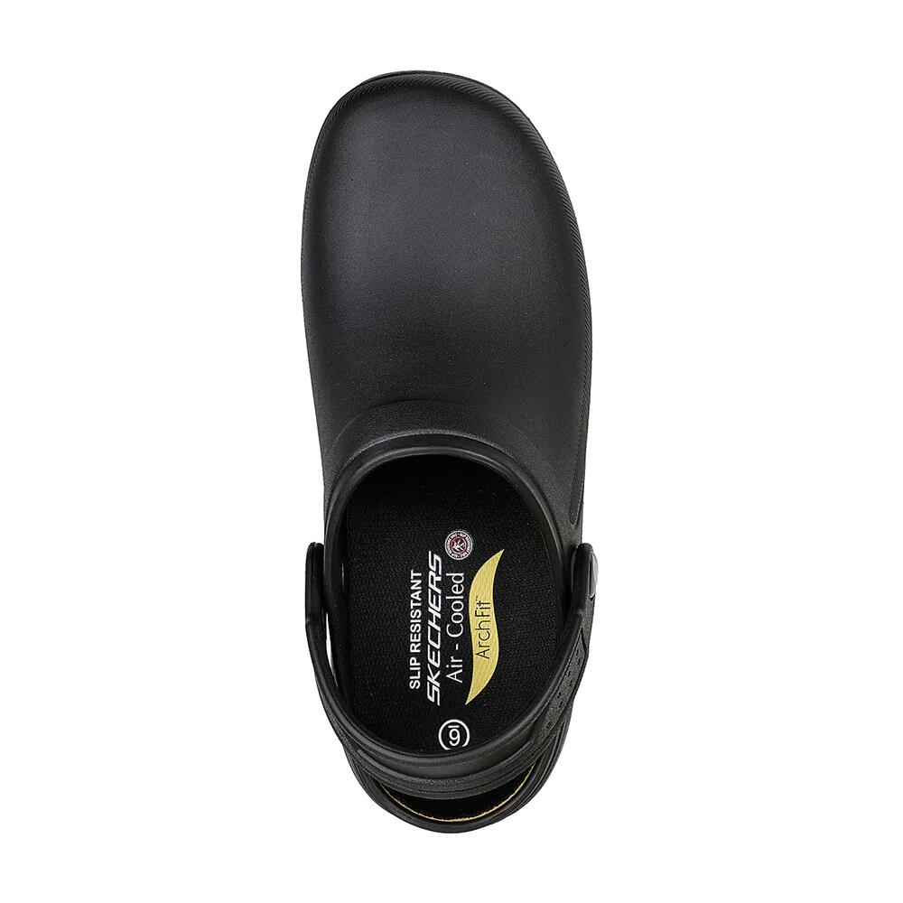 SKECHERS RIVERBOUND-PASAY Damen Clog Arbeitsschuhe 108067EC BLK 3/4