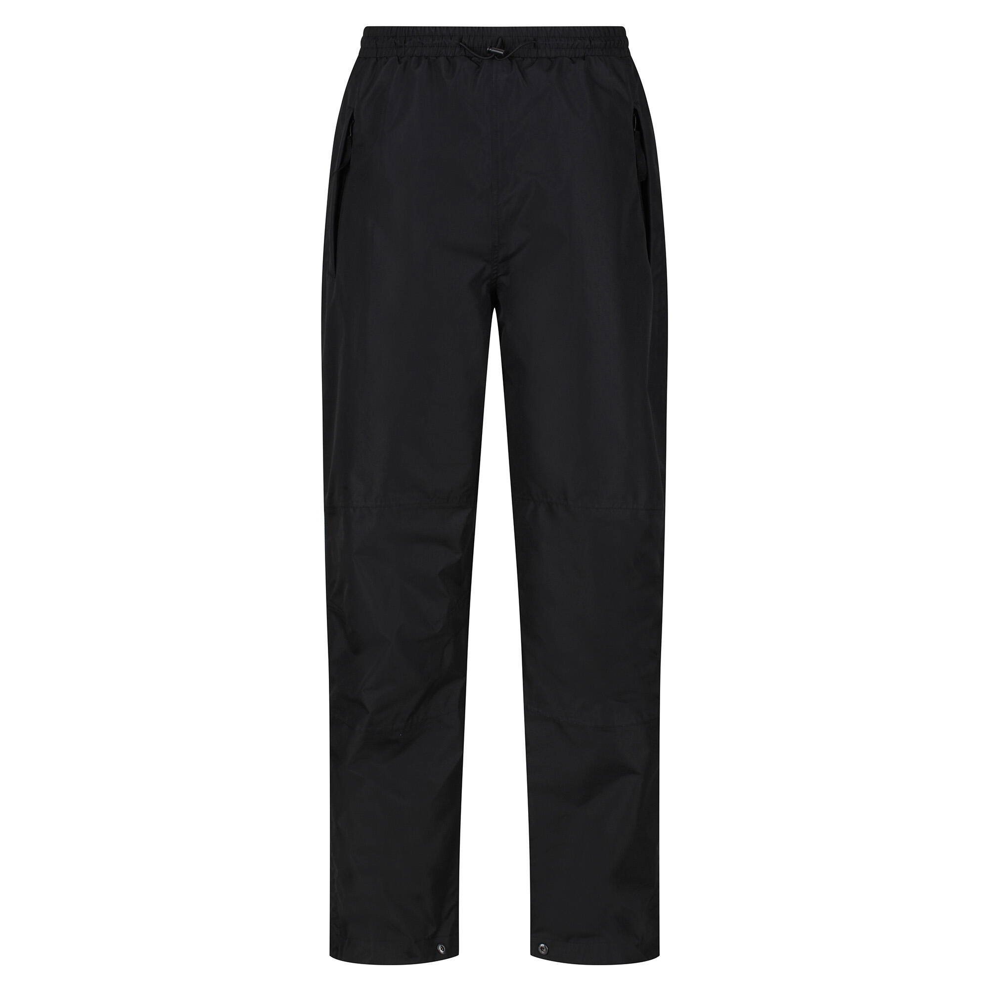 REGATTA Mens Linton Overtrousers (Waterproof, Windproof and Breathable) (Black)