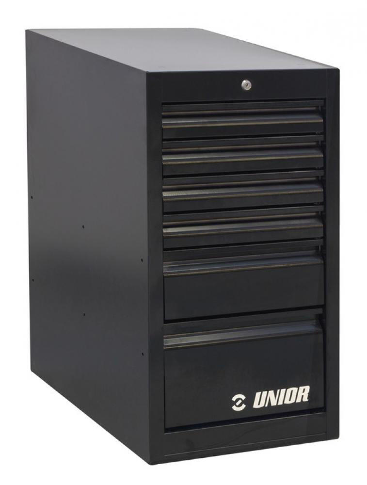 Unior Schubladenschrank schmal, 6 Schubladen 990ND6-BLACK 2/2
