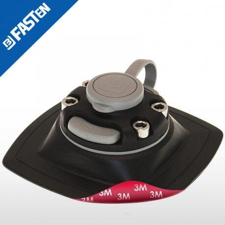 BORIKA Borika Fasten Base FMS224B Nero Autoadesivo 110x110mm