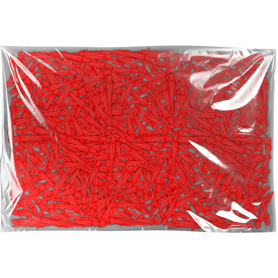 Bull's Long Life Long Softtip Points | 1000 pcs Red 2/2