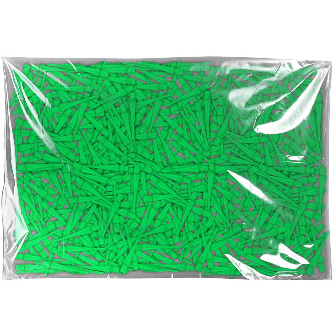 Bull's Long Life Long Softtip Points | 1000 pcs Green 2/2