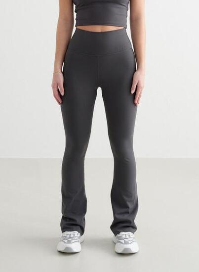 Leggings da yoga Petite a zampa d'elefante traspiranti neri