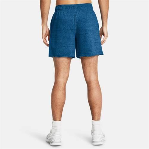 Short Bleu Foncé Homme Under Armour Rival Terry 6 - L 4/5