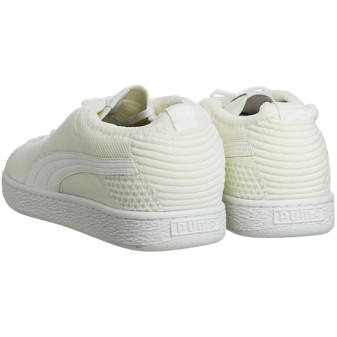Puma Basket EvoKnit 3D Mens Off White Trainers PUMA Decathlon