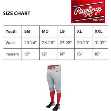 Pantalon De Baseball Rawlings Court Blanc Pour Enfant