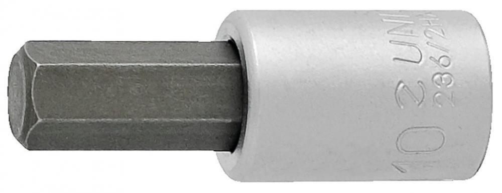 Embout tournevis Unior 3/8" pour vis à six pans creux 10 mm 236/2HX 2/2