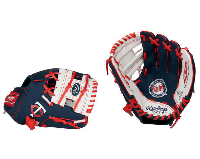 RAWLINGS Rawlings MLB Logo Gloves LH 10 Inch Team Twins