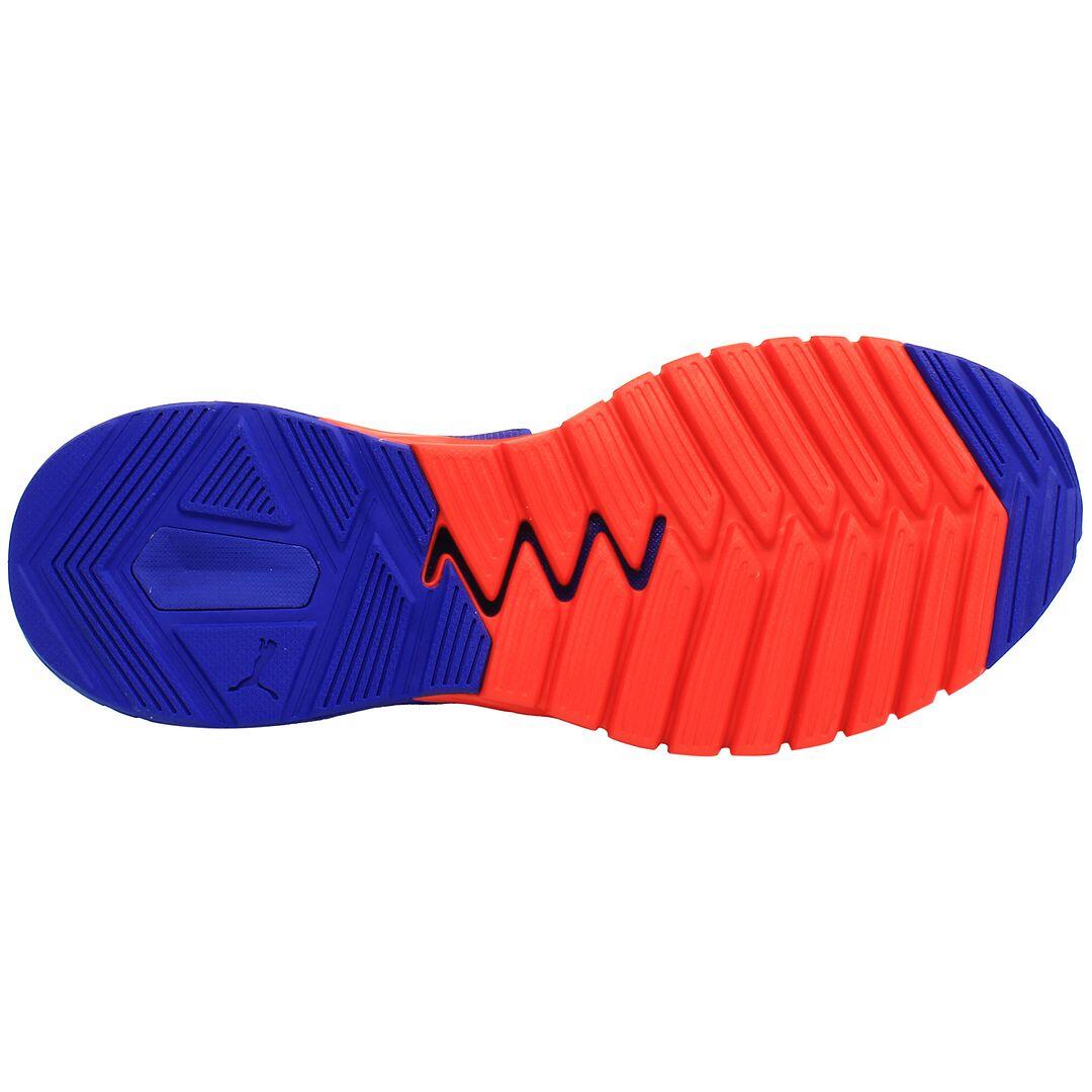 Puma Ignite Dual Womens Blue/Orange Running Shoes 3/5