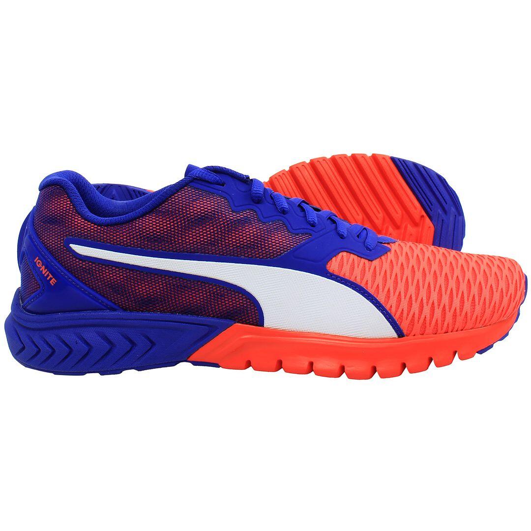Puma Ignite Dual Womens Blue/Orange Running Shoes 4/5