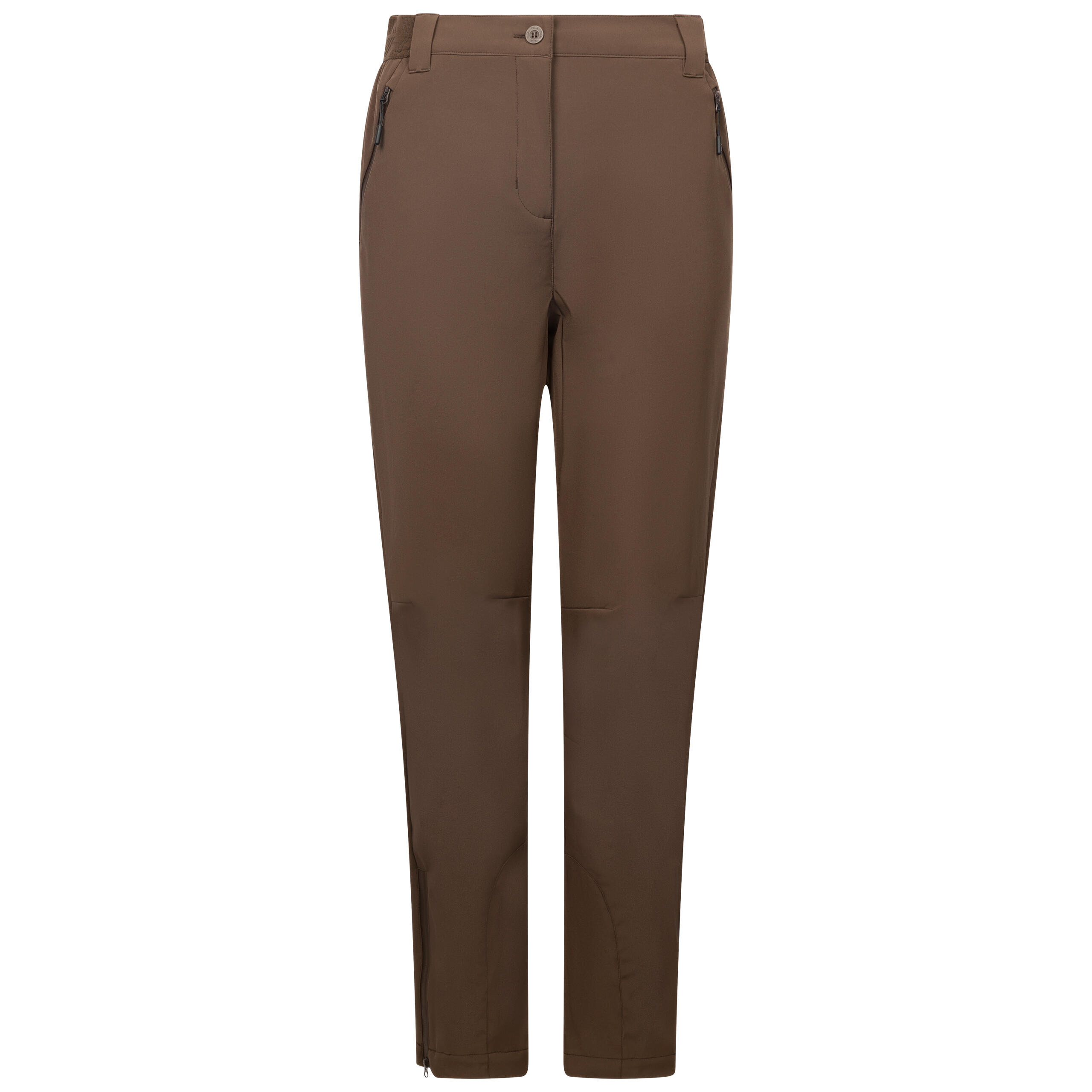 DLX Womens Softshell Trousers Hiking Trekking Waterproof Breathable Pants Tawny