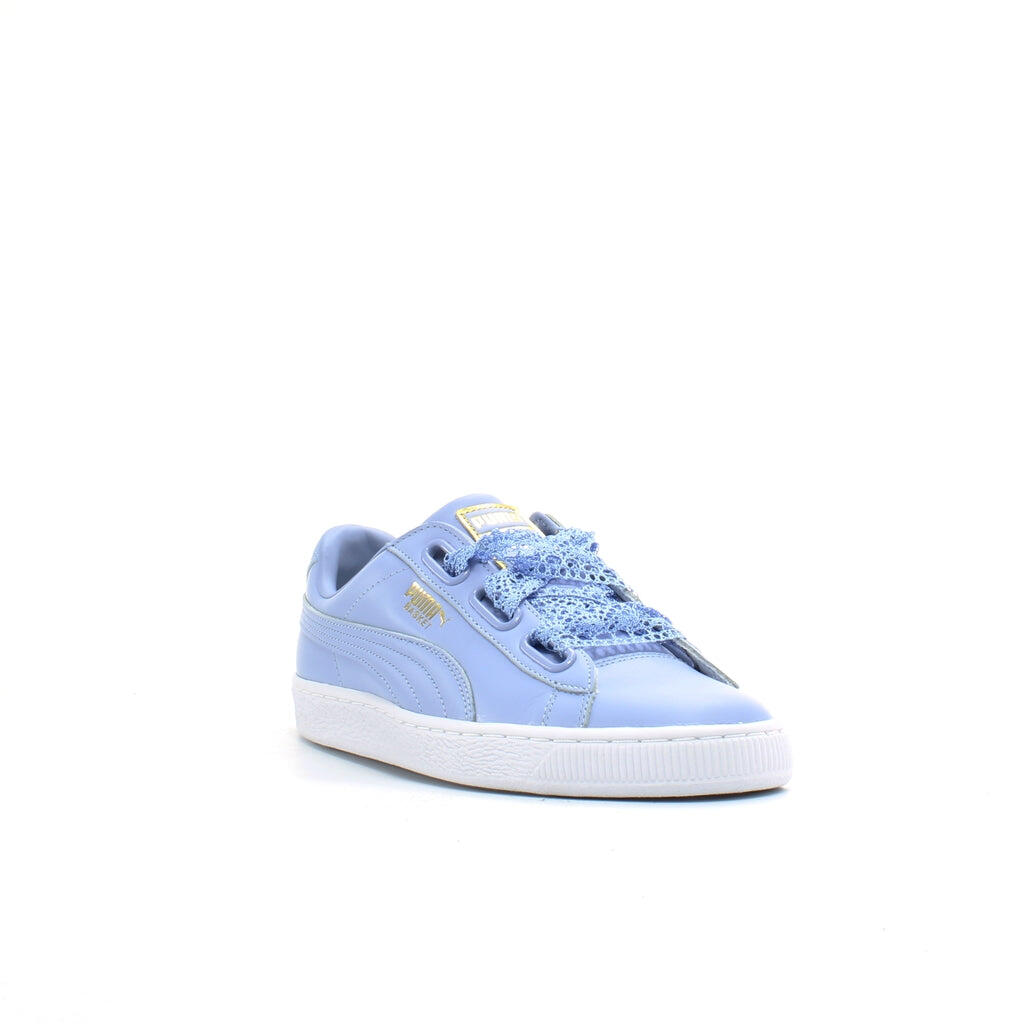 PUMA Puma Basket Heart Crochet Womens Purple Trainers