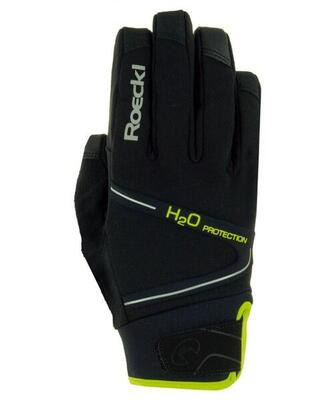 Roeckl Winterhandschuh Rhone schwarz gelb Größe 6