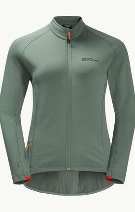 Jack Wolfskin Morobbia FZ Light W Fleece Jacke Picnic Green Größe S