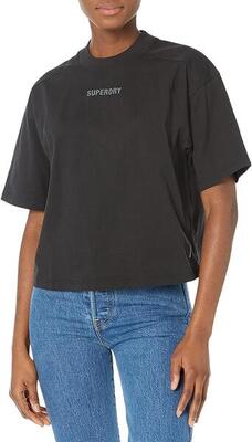Camiseta deportiva Boxy Code Tech Os, Mujer de Superdry