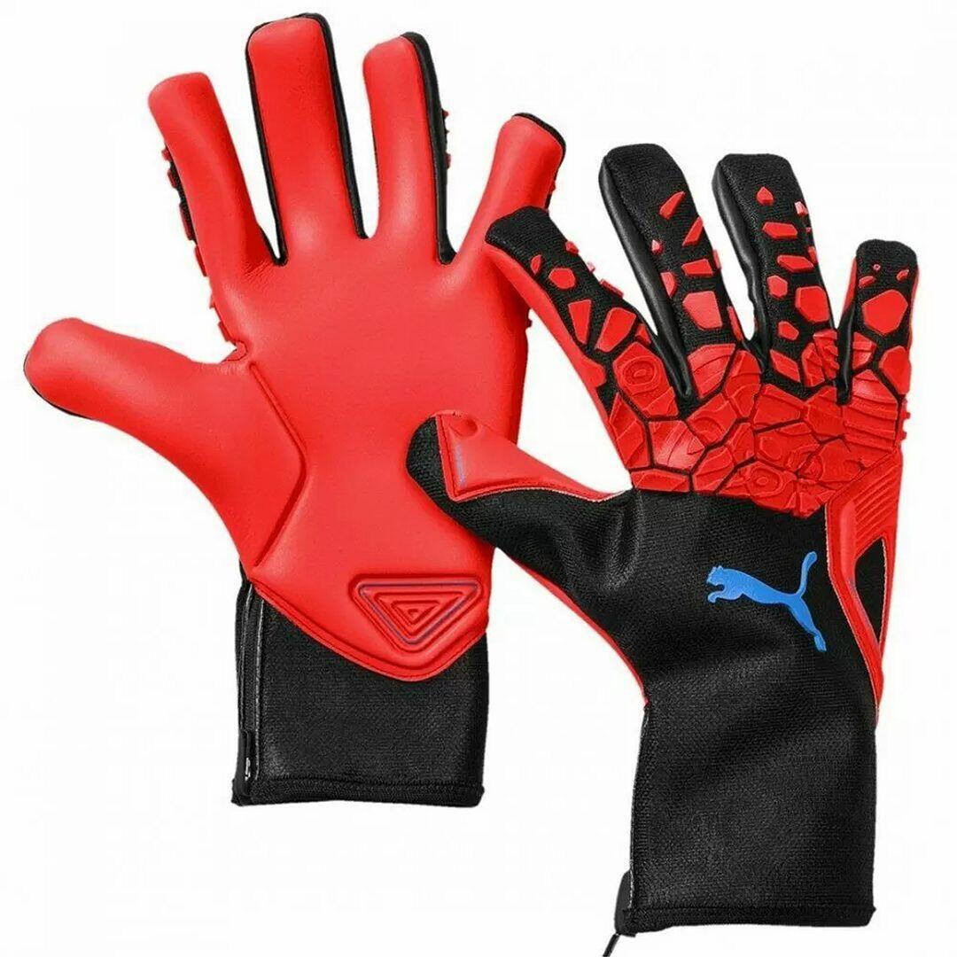 PUMA Puma Future Grip 19.1 Mens Black/Red Goalkeeper Gloves