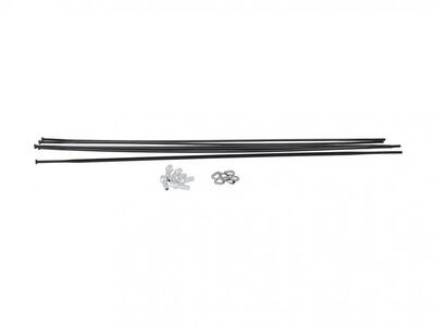 DT SWISS Speichen-Kit Straightpull Pr1400 Dicut 21 Vorderrad + Hinterrad Schw...