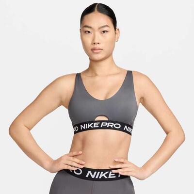 Top - reggiseni sportivi donna nike grigio