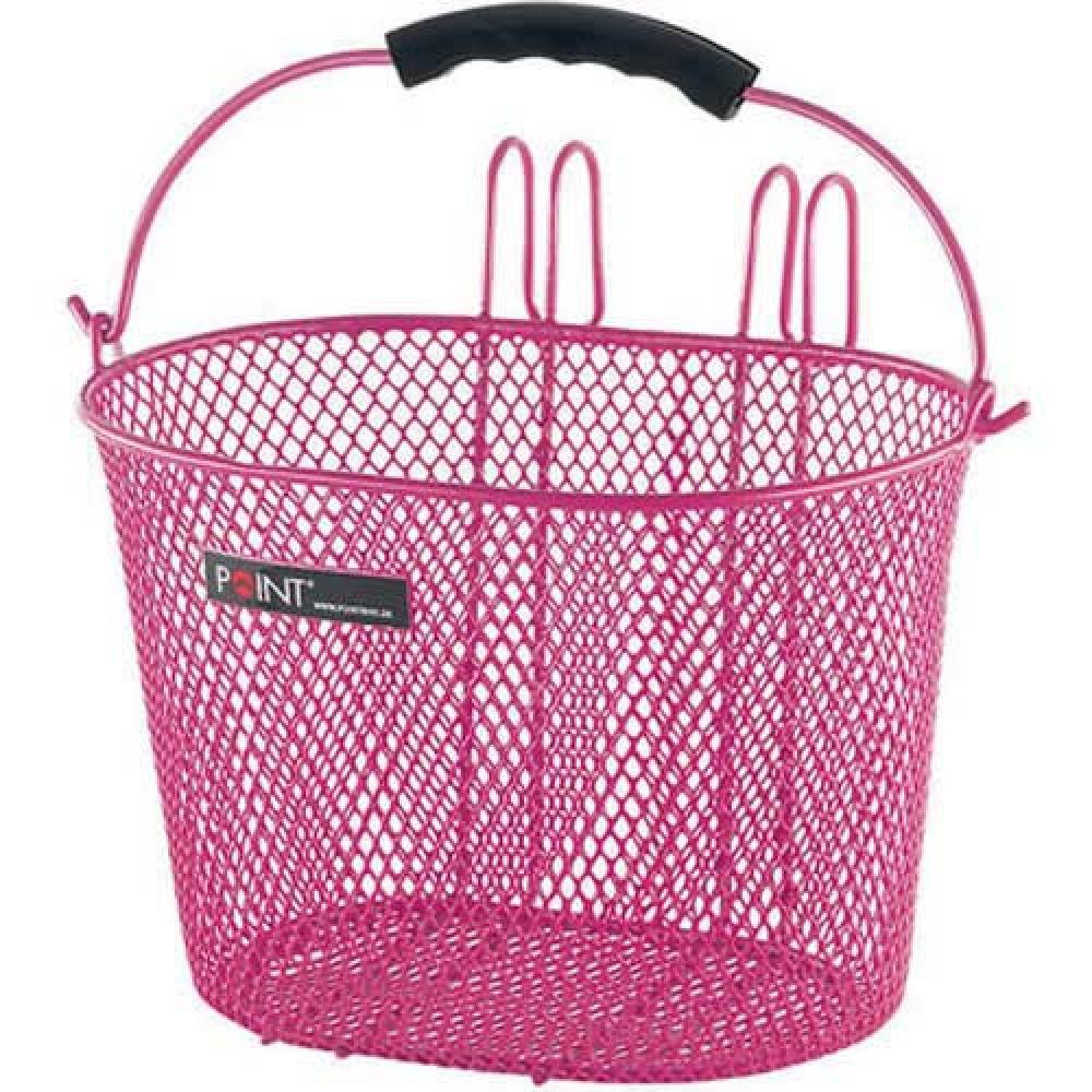 Point Vorderradkorb für Kinder 6,0 Liter rosa 2/2