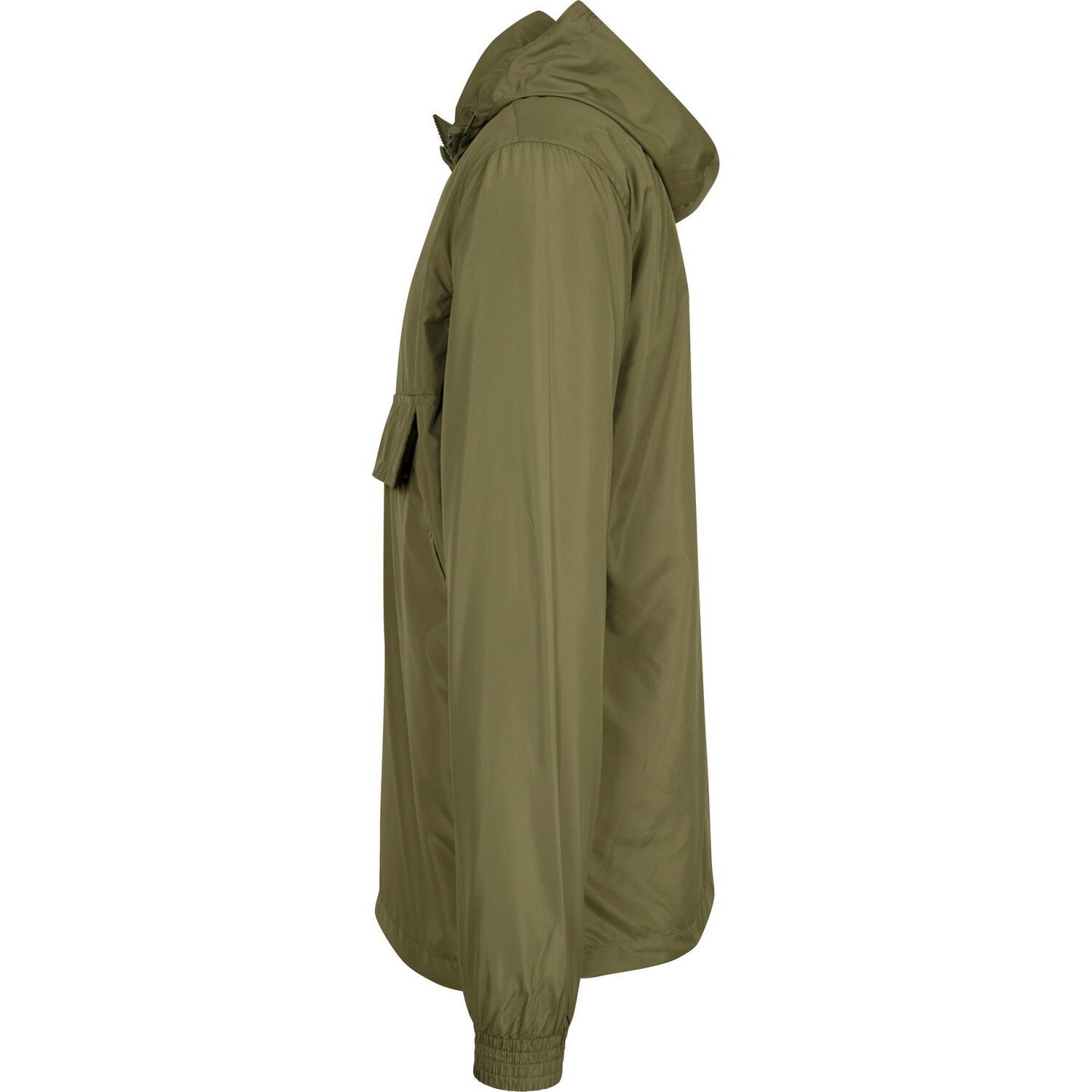 Unisex Adults Basic Pullover Jacket (Olive) 4/4