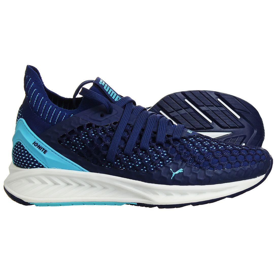 Puma Ignite Netfit Womens Navy Trainers 3/5