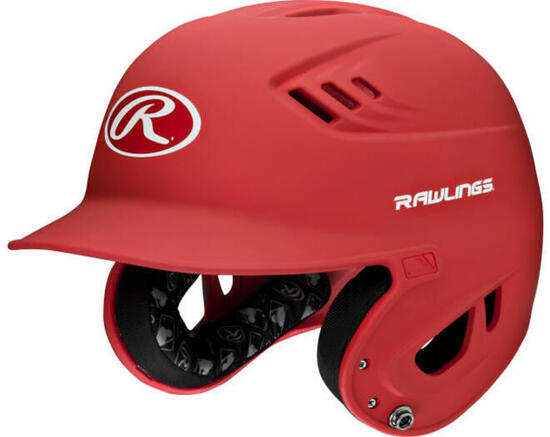 Rawlings R16MJ Matte Youth Helmet Color Scarlet (casque pour jeunes)