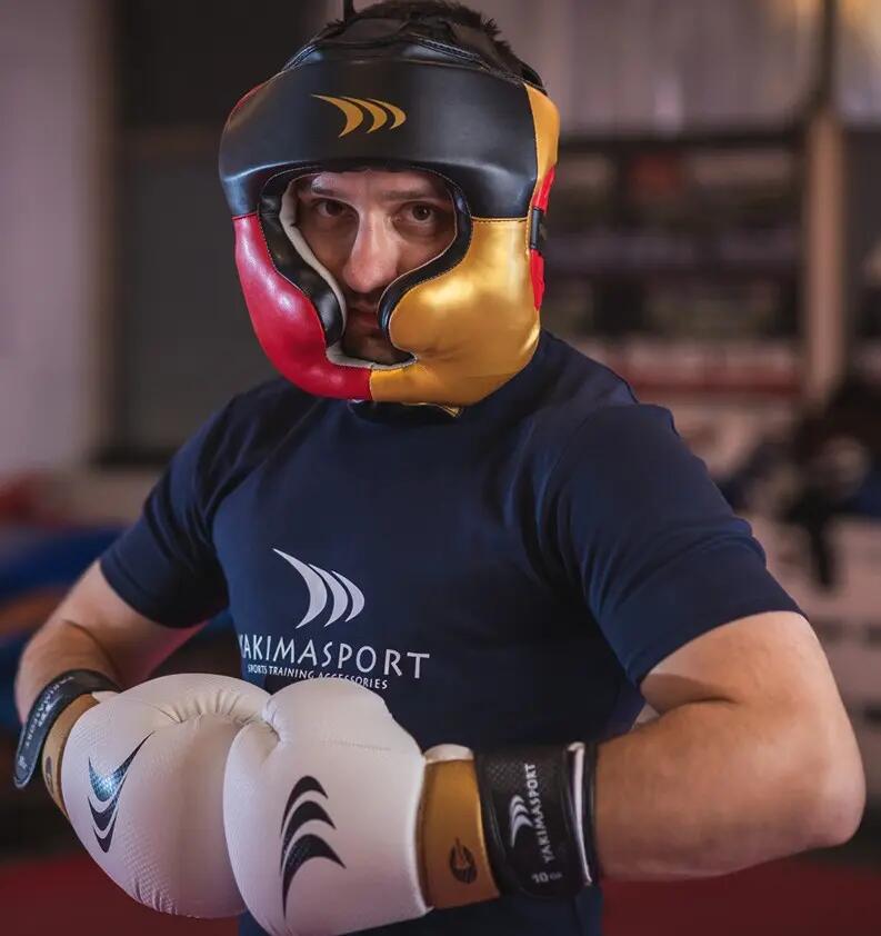 Casco da boxe con protezione guancia L 3/3