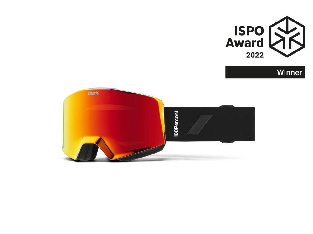NORG HiPER snow goggle Essential Black Red ML Mirror HiPER Vermillion w/Red M... 2/2