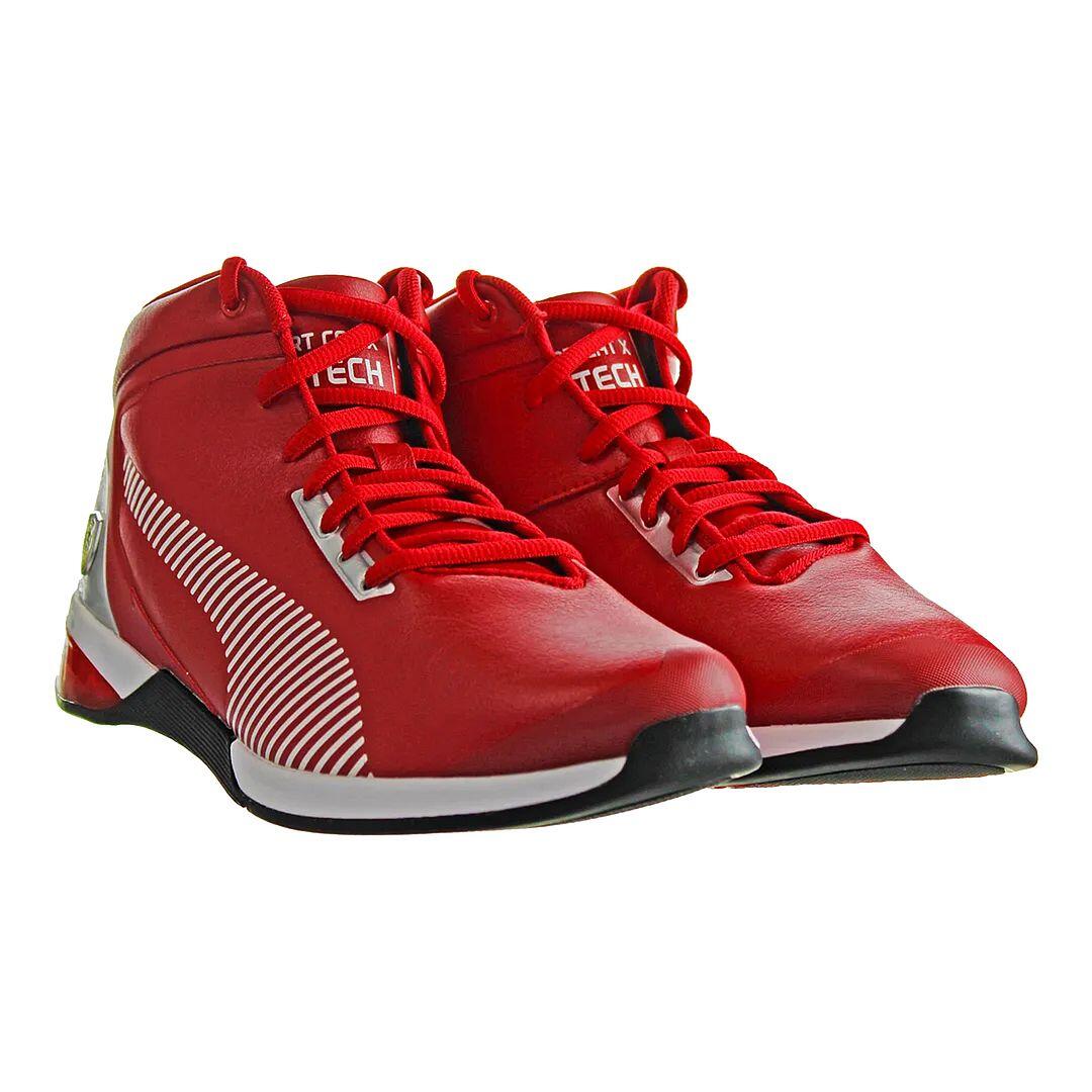 Puma Ferrari Race Kart Cat-x Mens Red Mid Trainers 1/5