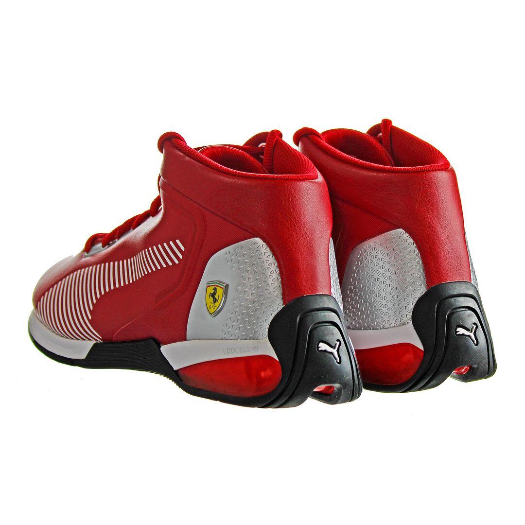 Puma Ferrari Race Kart Cat-x Mens Red Mid Trainers 5/5