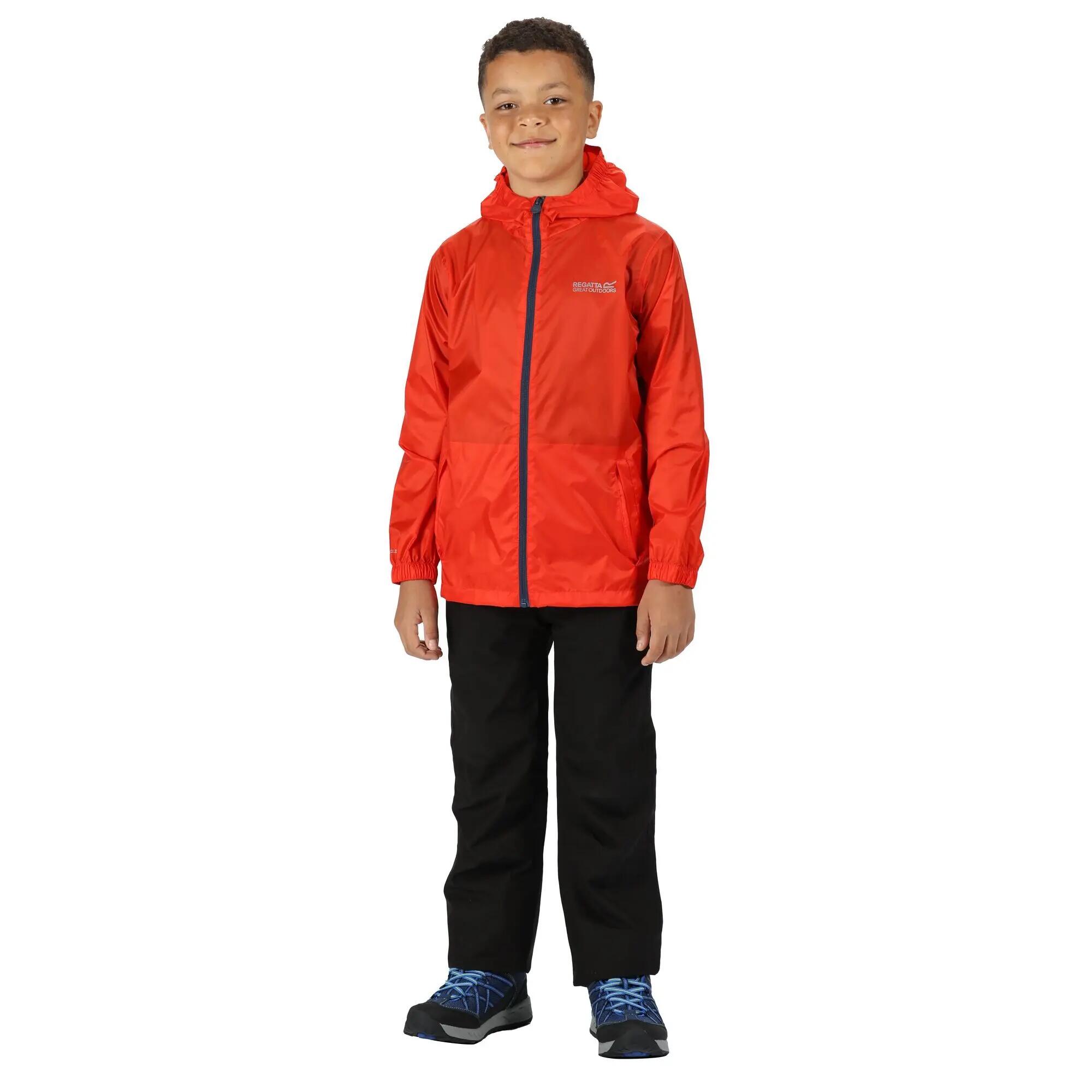 Veste de pluie - sport - enfant - Pack-It III - rouge 4/7