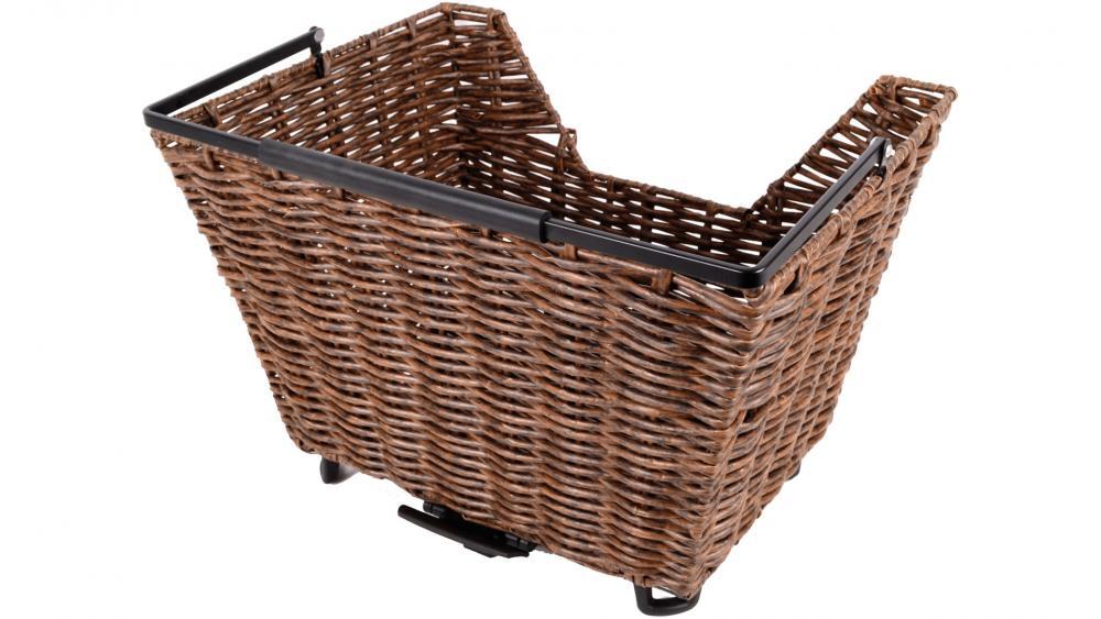Hinterrad-Fahrradkorb  "Picnic AVS", braun 2/5