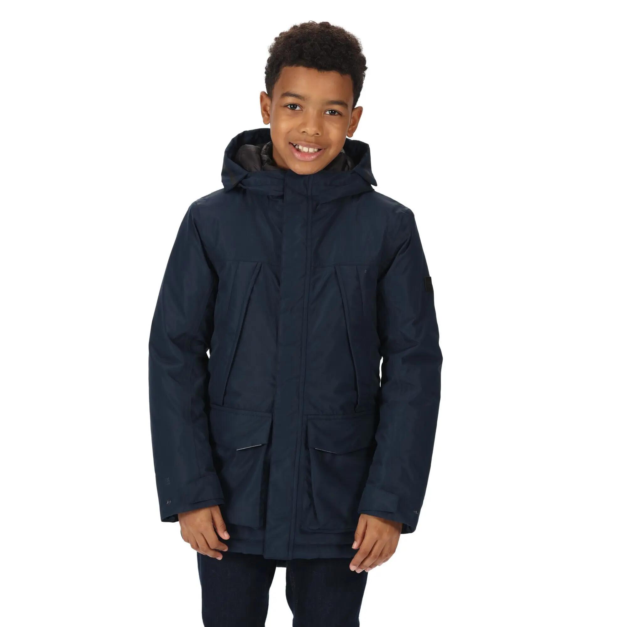 Parka Paddrick Wandern/Outdoor/Trekking Kinder Navy Wasserdicht 5.000 mm 2/7