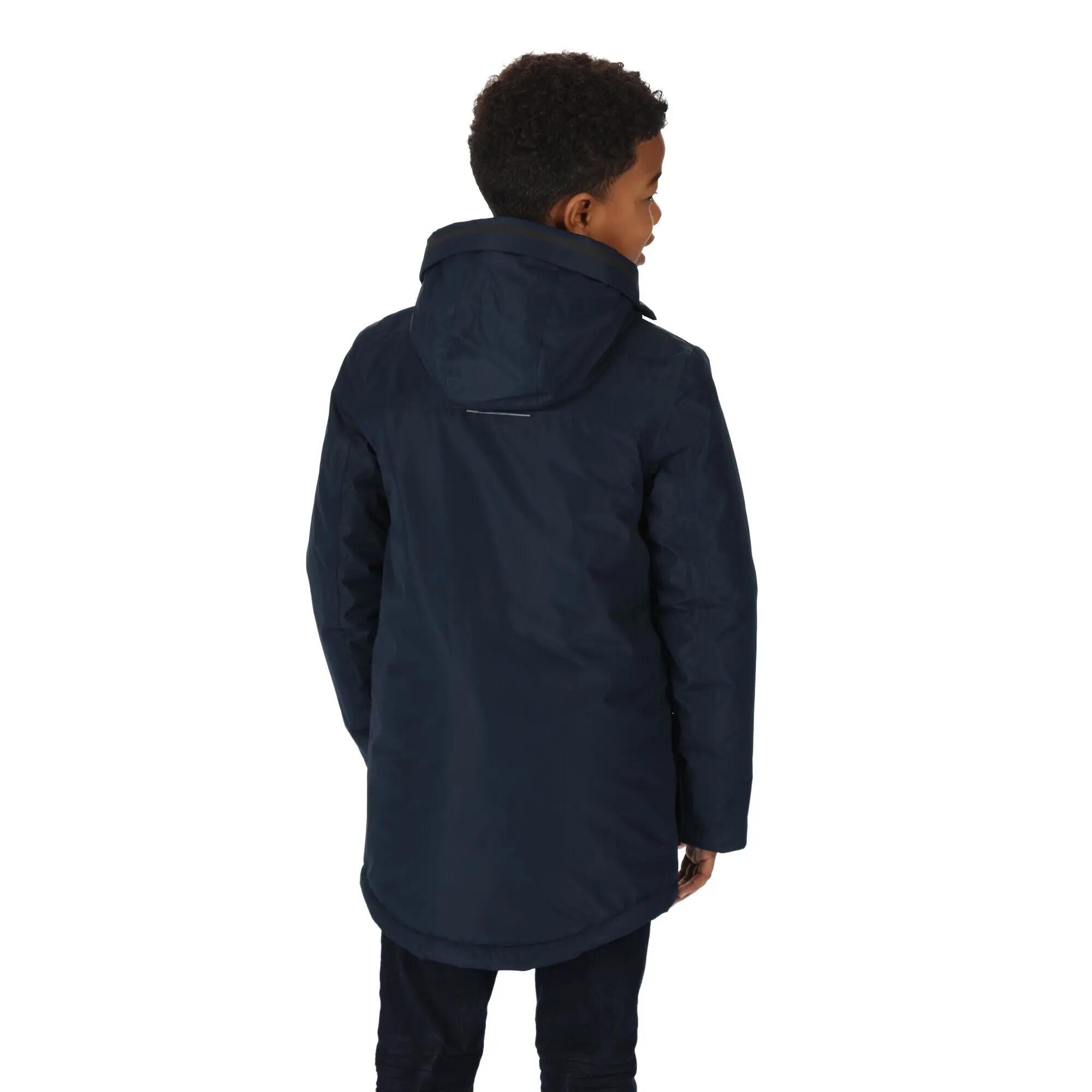 Parka Paddrick Wandern/Outdoor/Trekking Kinder Navy Wasserdicht 5.000 mm 3/7