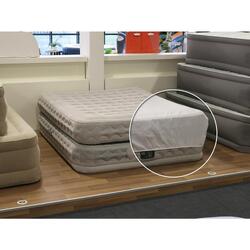 Pack matelas gonflable Supreme Air Flow 2 places + Drap housse