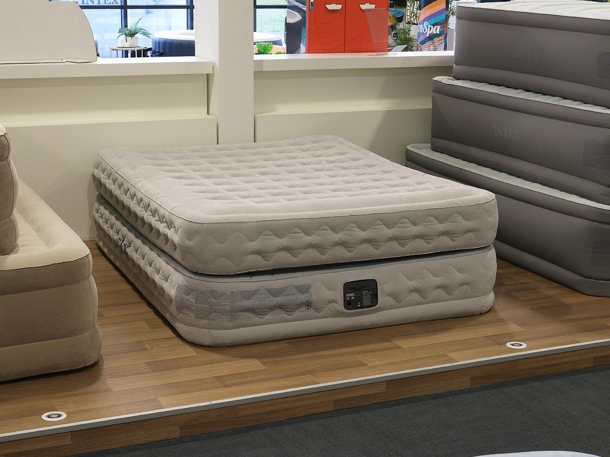 Pack matelas gonflable Supreme Air Flow 2 places  + Drap housse 3/5