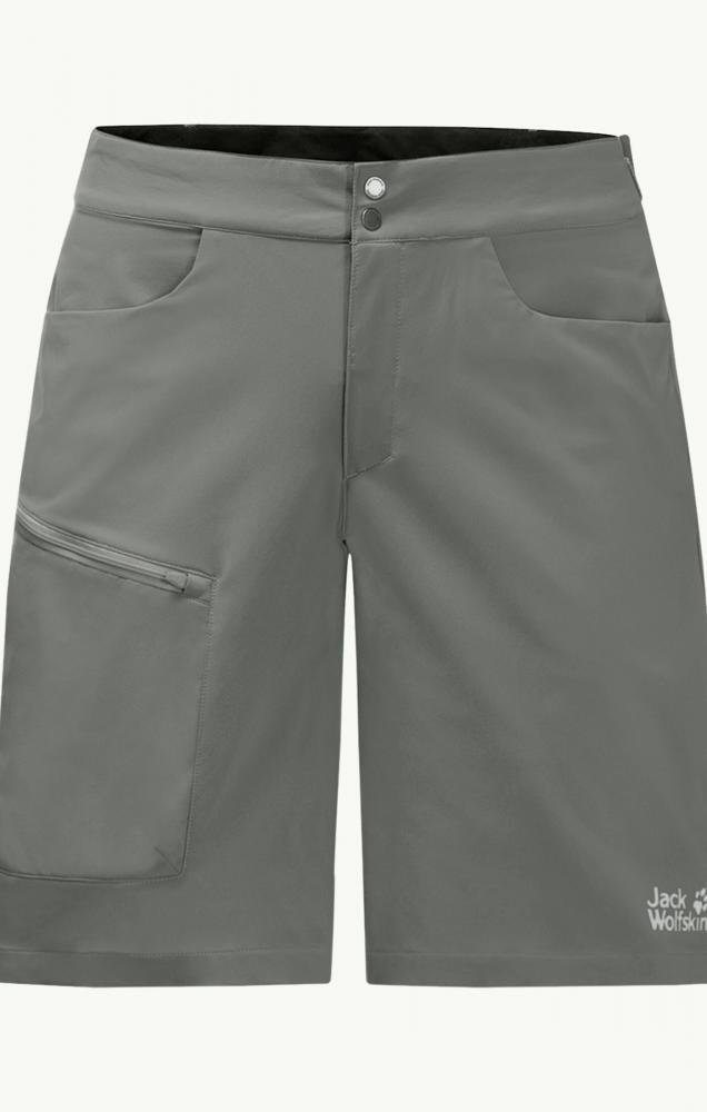 Jack Wolfskin Tourer Shorts M Synthetic Fiber Shorts Gecko Green Grey Größe 4... 1/2