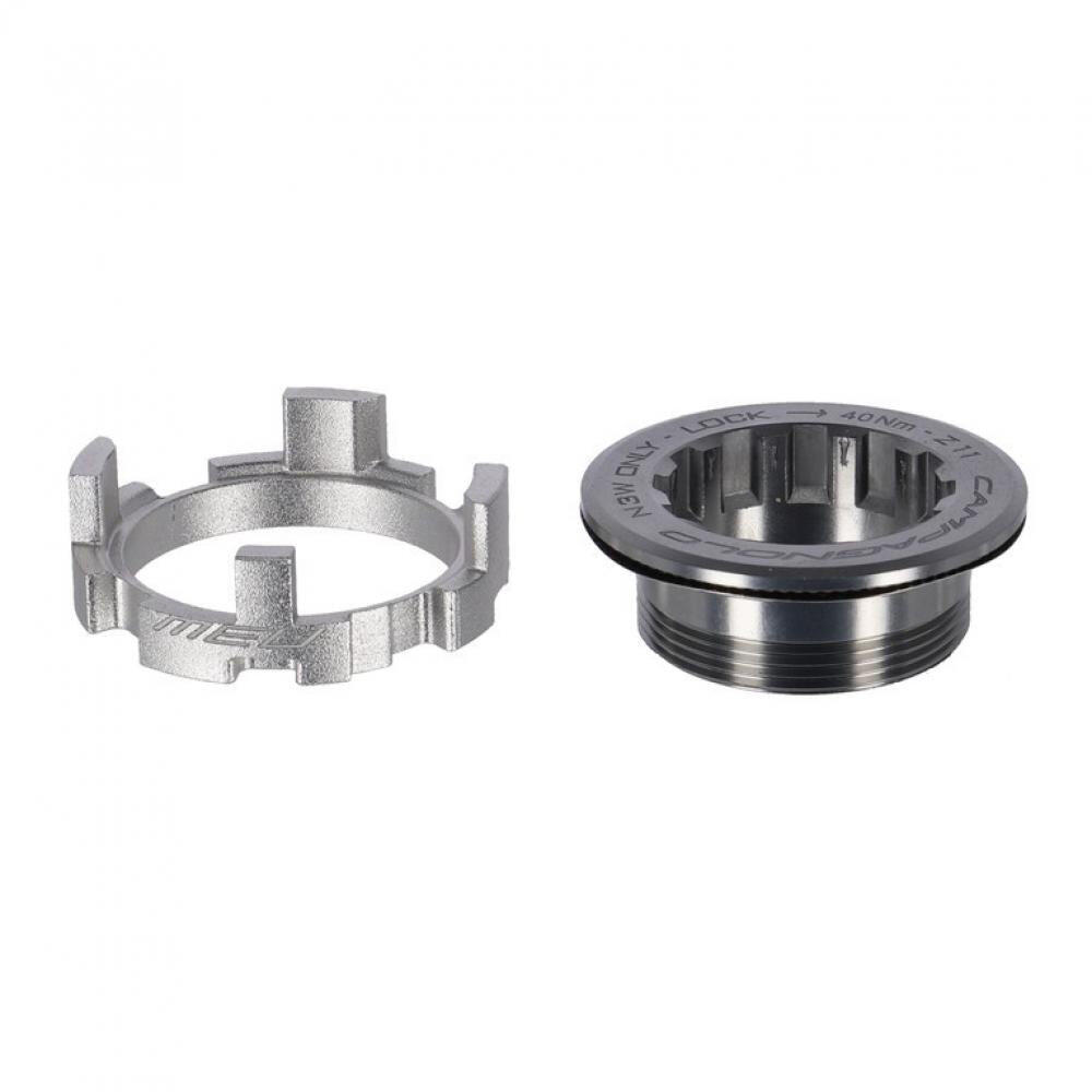 Cassettebody-adapterset met afsluitdop Campagnolo n3w 13v 2/7