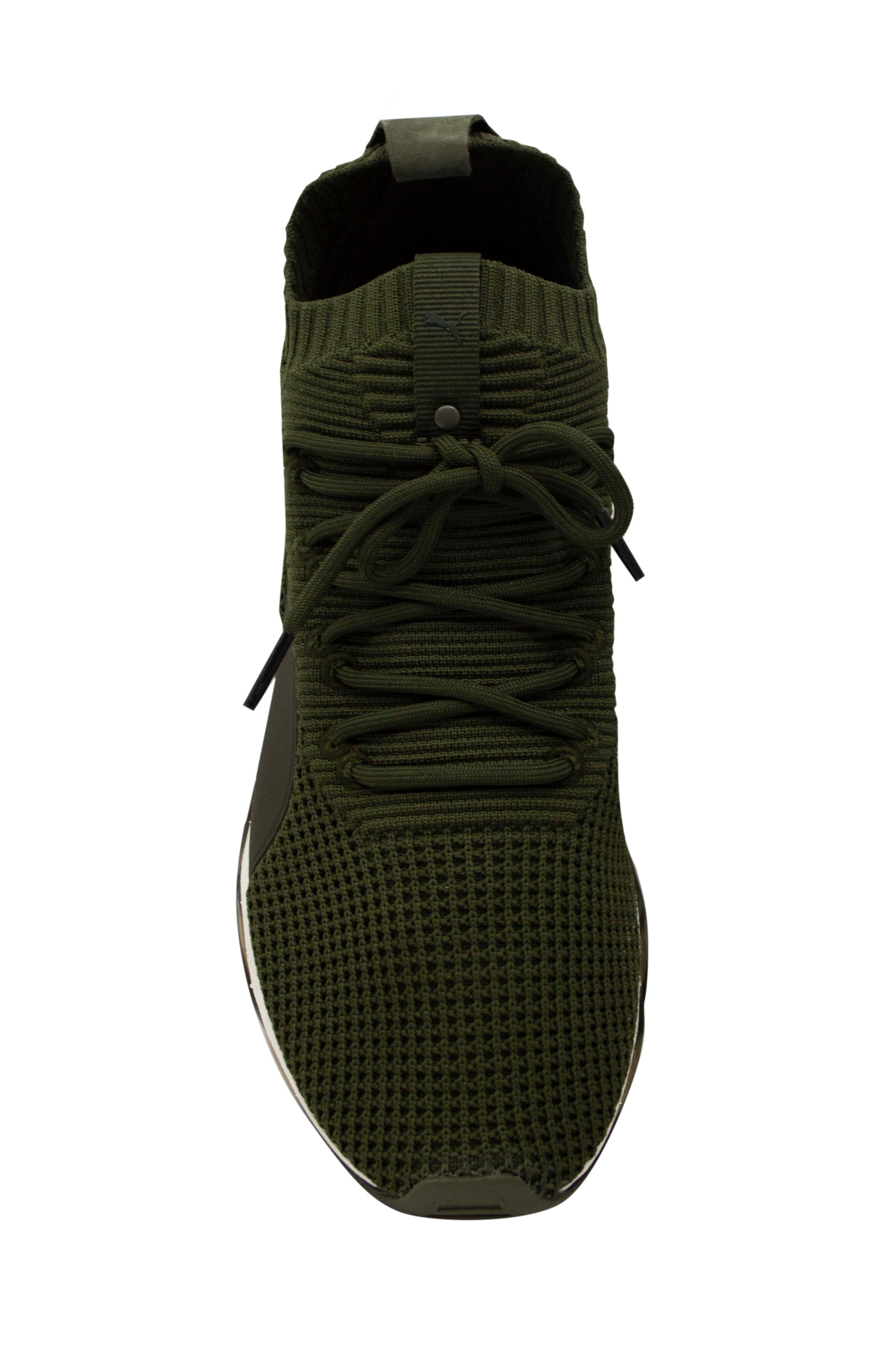 Puma Cell Motion Waffle Mens Green Trainers 5/5