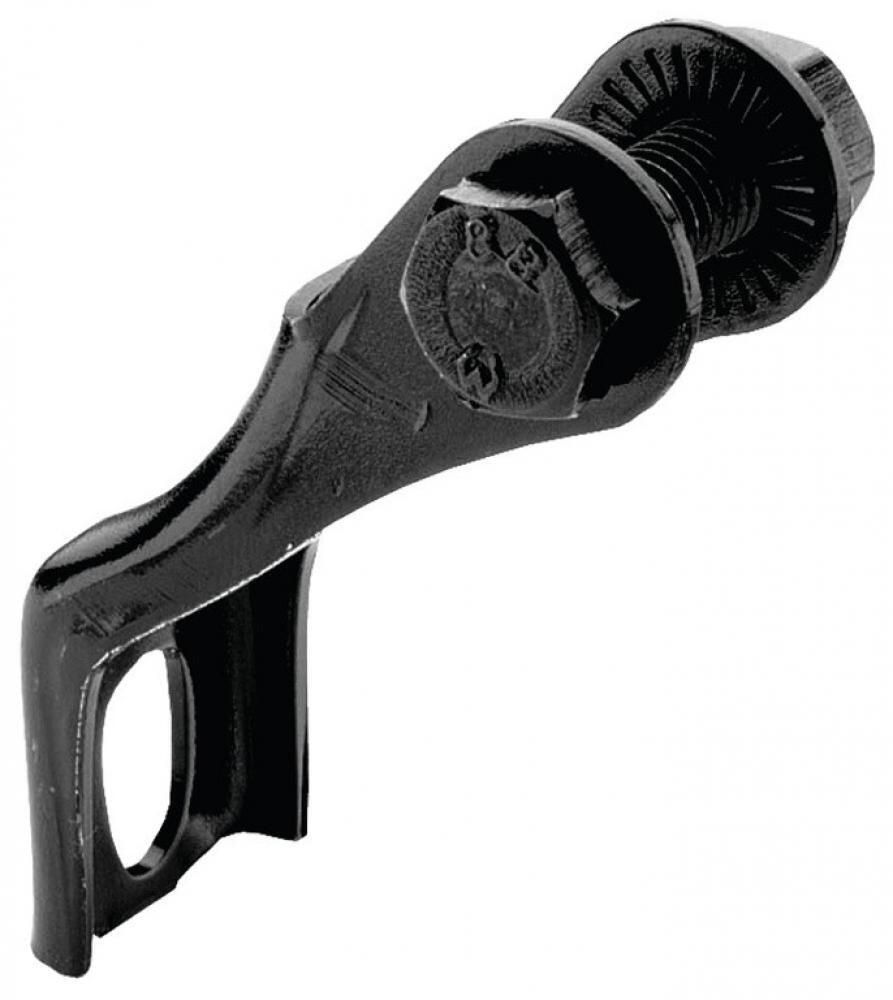 Soporte de faro Busch + Müller 471 corto para frenos V negro 2/2