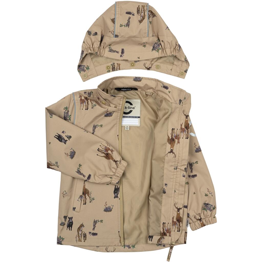 Casaco infantil impermeável, corta-vento, respirável Summerjacke AOP Kelp 3/6